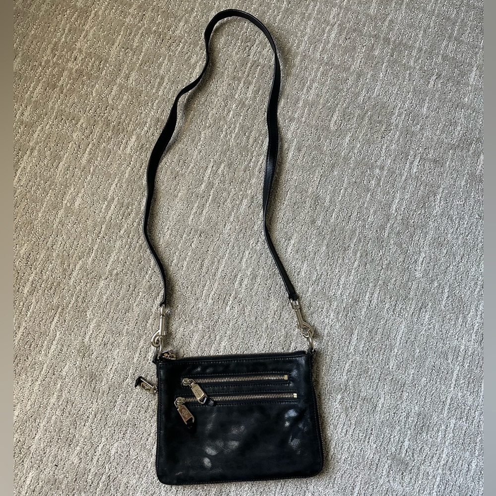 Cole Haan Black Leather Crossbody Purse